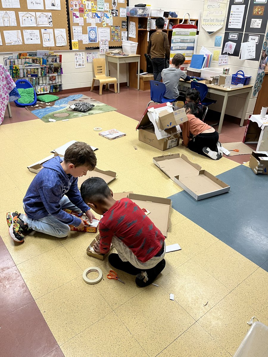 Ss built structures with their learning buddies and keep adding to it today. What a great way to show their learning and be creative!