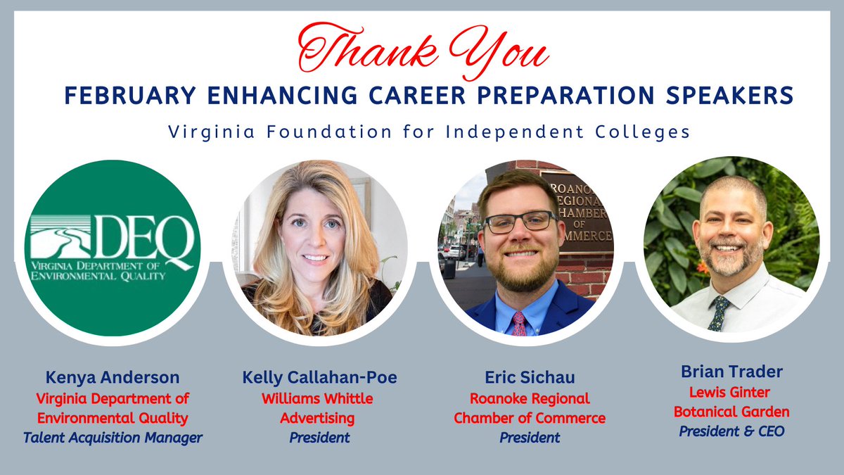 VFIC15's tweet photo. VFIC's Enhancing Career Preparation Program cohort learned about three industries including Marketing &amp; Advertising, Non-Profits, and Environmental Sciences yesterday evening. Thank you to our speakers! @lewisginter @williamswhittleadvt @virginiadeq @roanokechamber https://t.co/Upaokuh7vj