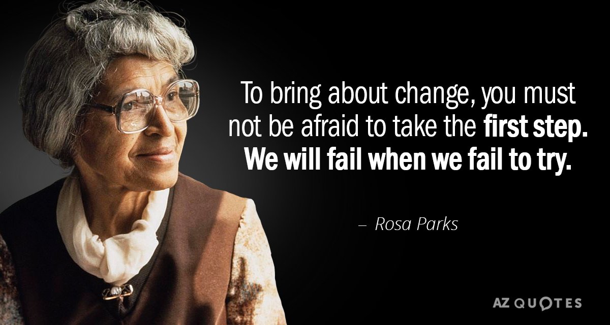 ownerinsite's tweet photo. We should all strive to live by this inspiring quote from Rosa Parks, "the mother of the civil rights movement!" #blackhistorymonth https://t.co/QhIky9ssgh