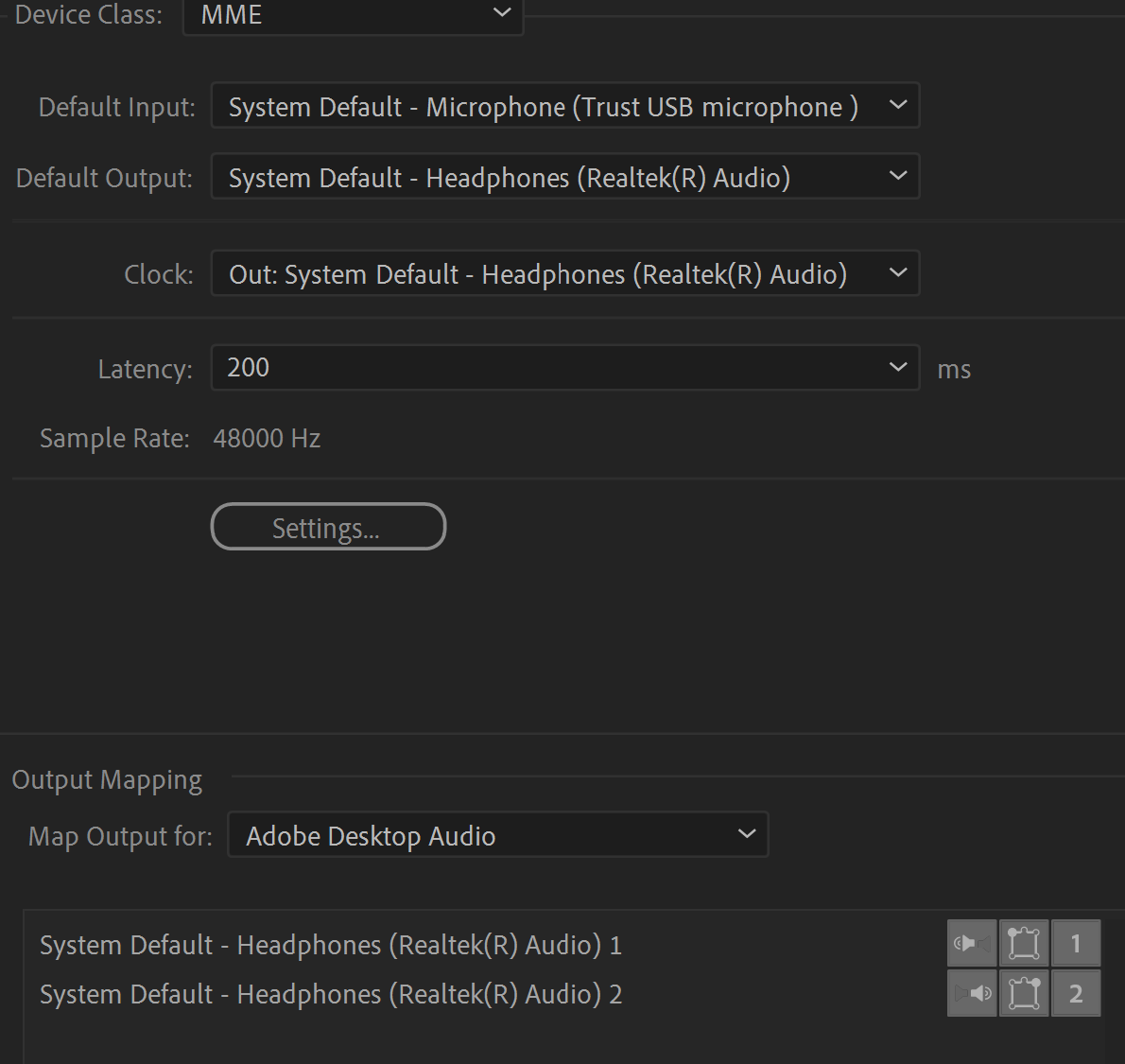 ZimbaxT's tweet photo. @AdobeCare I am having problems with the playback speed being too fast and glitchy.
I changed my audio hardware to "No input", but since I use my microphone all the time, it just isn't the best solution... I have both my audio input and output set to 48,000hz.
Please help... https://t.co/Y7s2Qdz5qT