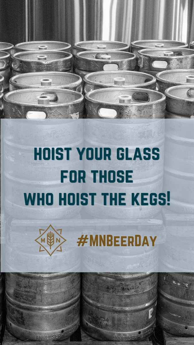 MNCommunityPage's tweet photo. It's now #MNBeerDay! Happy birthday @mncraftbrew π» https://t.co/tAcxKOARs4