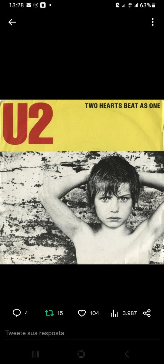 u2fortaleza's tweet image. Para este ano do #RSD2023 U2 lança pelo 40th anniversario "Two Hearts Beat as One" em vinil branco incluido "Two Hearts" e "Sunday Bloody Sunday" com versões do SOS. #U2 #U2SOS