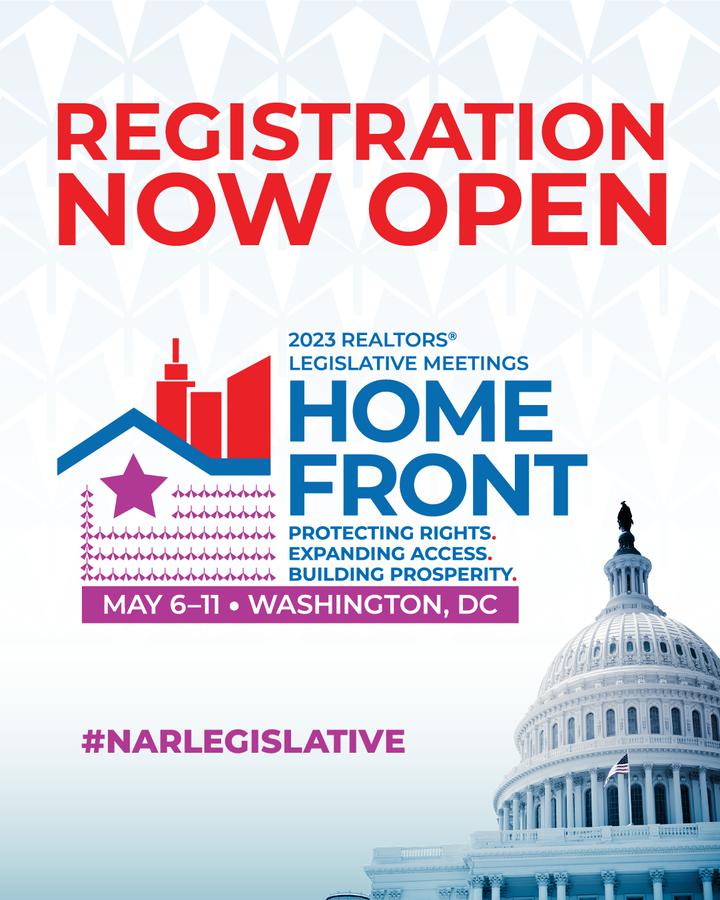 Register for #NARlegislative. New location in Washington, D.C.! Connect with fellow members to promote the most pressing issues at the federal, state and local levels. ow.ly/mgea104v4rg