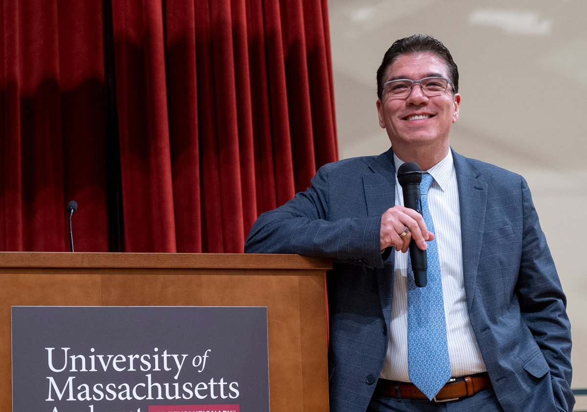 Excited to welcome Javier Reyes as the next chancellor of <a href="/UMassAmherst/">UMass Amherst</a>! His experience at two land-grant flagships, record of assembling/leading collaborative teams, his temperament and his friendly personality all bode well for UMass Amherst’s future. bit.ly/3I95aF5