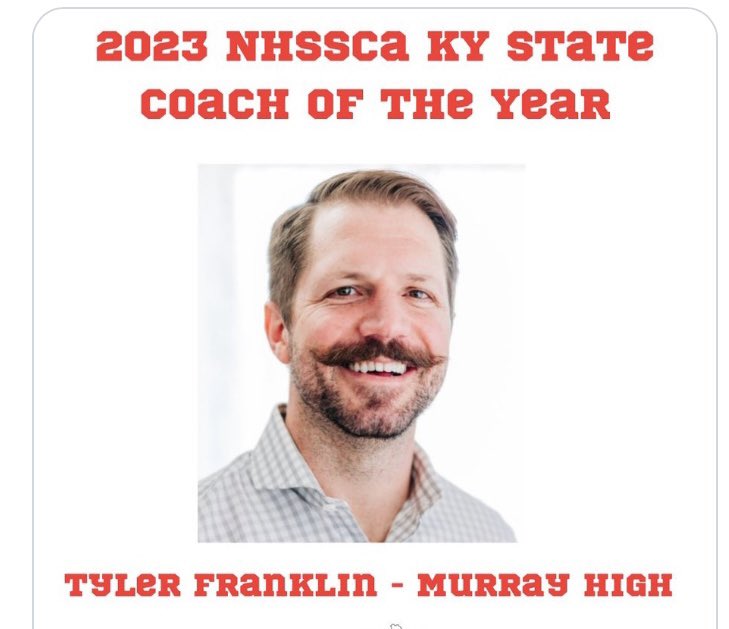 MurrayTigers's tweet photo. Congrats to ‘T-Frank’ for being named Kentucky’s National High School Strength &amp; Conditioning Association ‘Coach of The Year’! He is very instrumental in our students and student-athletes’ growth in areas of their own need!  Well deserved!! @MurraySchools @Tyry202 @AthleticsMMS https://t.co/8eljpy6MYt