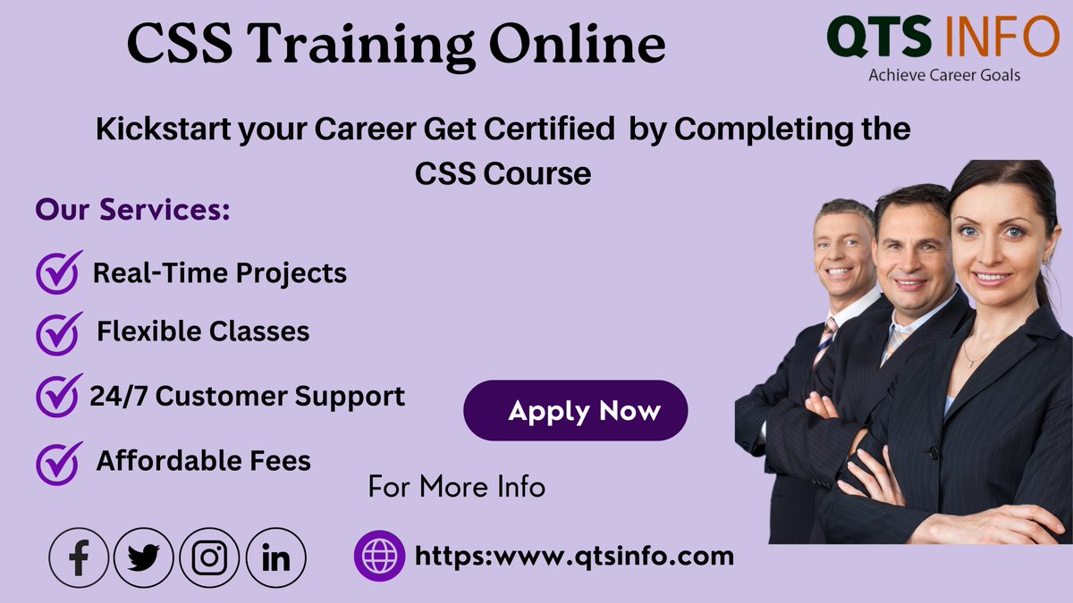 qtsinfo2's tweet photo. CSS course-@ https://t.co/QCbozS696f  will provide you with knowledge in basic&amp; advanced CSS concepts through real-time projects.
#css #html #javascript #webdesign #programming #coding #webdevelopment #webdeveloper #python #php #developer #java #code #programmer #coder #Website https://t.co/orWCuvwma8