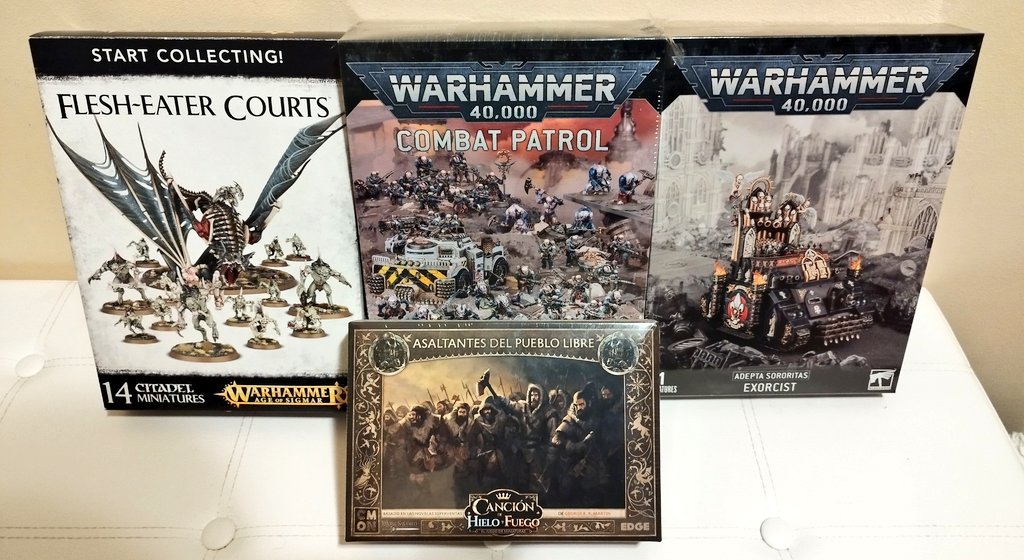 Wargamers! Cómo votasteis, aquí está el nuevo sorteo, con tiempo para q todos podáis participar,el ganador se anunciará el día 1de Abril, suerte a todos,para participar solo tenéis que comentar aquí y decir q queréis de premio y dar rt (solo península). Ty a los patrocinadores 🤗