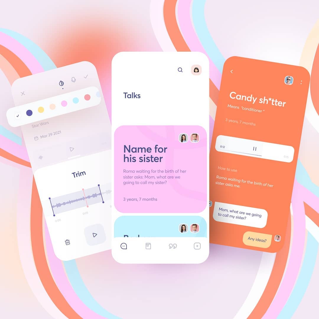 ui_uxwasif's tweet photo. Govoroon is the app for parents, which is convenient to record children's expressions and share them via social networks.
Like and leave comment, it'll make me glad ❤️
Work inquiry 📧 : uiuxwasif@gmail.com
Design by @uiuxwasif
.
#ui #ux #apppdesign #design #userinterface https://t.co/6Yjs82BWI8