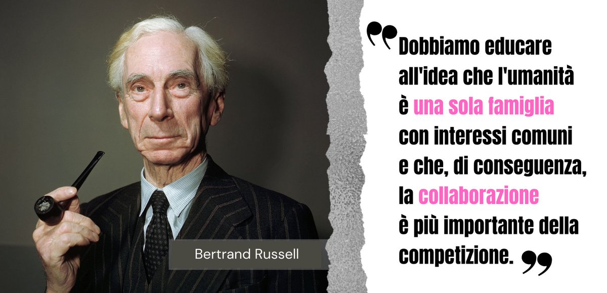 CarloBaldi's tweet photo. #citazioni #scuola #educazione #Russell https://t.co/kB6F7pNvDm