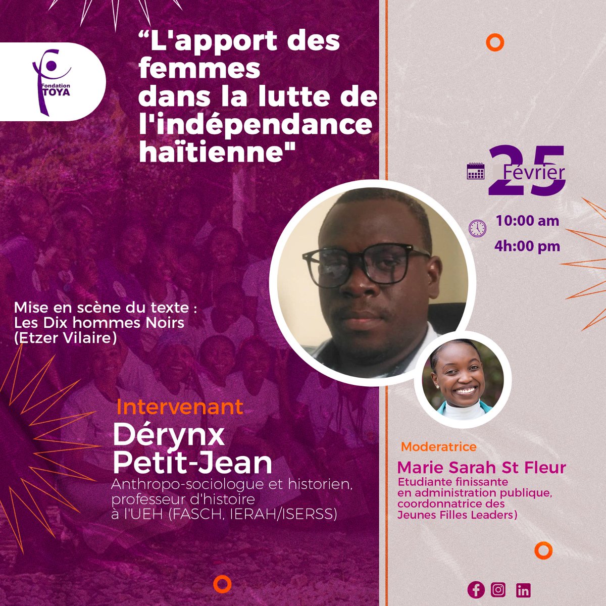 Fondation TOYA on Twitter "Contribution des femmes dans les luttes de