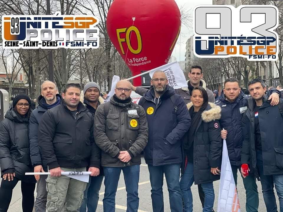 UN1TE93's tweet photo. @unitesgp93 présent pour l'Acte 5 de la manifestation contre la #ReformesDesRetraites

#USGP93
#MANIF16FEVRIER2023 https://t.co/mAwKQ817ci