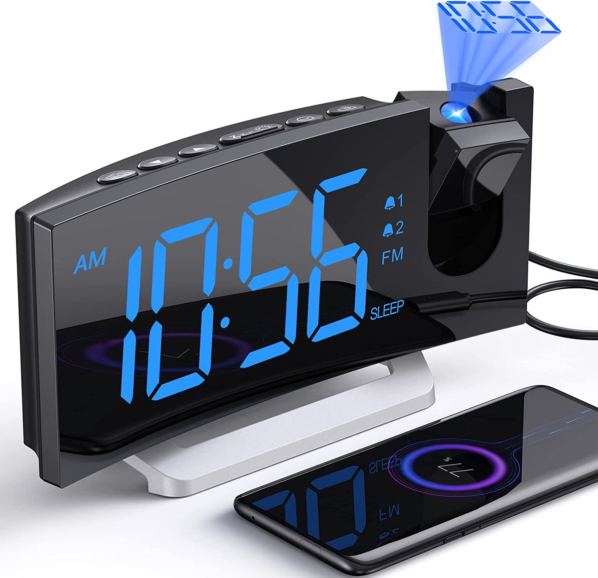 TheGeekazonian's tweet photo. #Projection Alarm #Clock With USB Charger!
>https://t.co/3hMj74u2Oh<
#alarmclock #USB #charger #alarm #nightlight #morning #goodmorning #sleep #sleeping #compact #curved #curvedscreen #curveddisplay #amazon #amazonfinds #AmazonAffiliate #affiliate #Trending #trends #TrendingNow https://t.co/rFAPDqkOR0