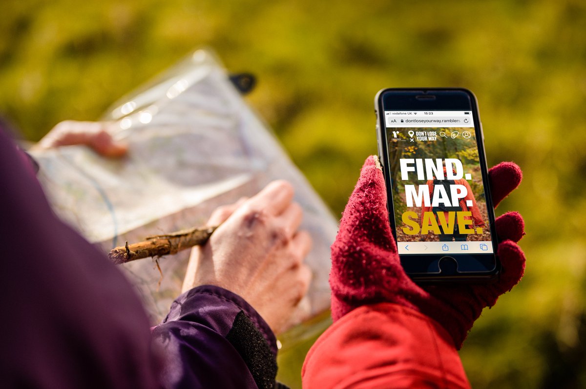 Still with us? 🧵😍

Deadline or not, there are 49,000 miles of paths missing from the map &amp; we need help to save them! 🥾🔍

Whether you prefer to be out on the ground or pouring over maps with a cup of tea - we have flexible volunteer roles to suit you ➡️dontloseyourway.ramblers.org.uk