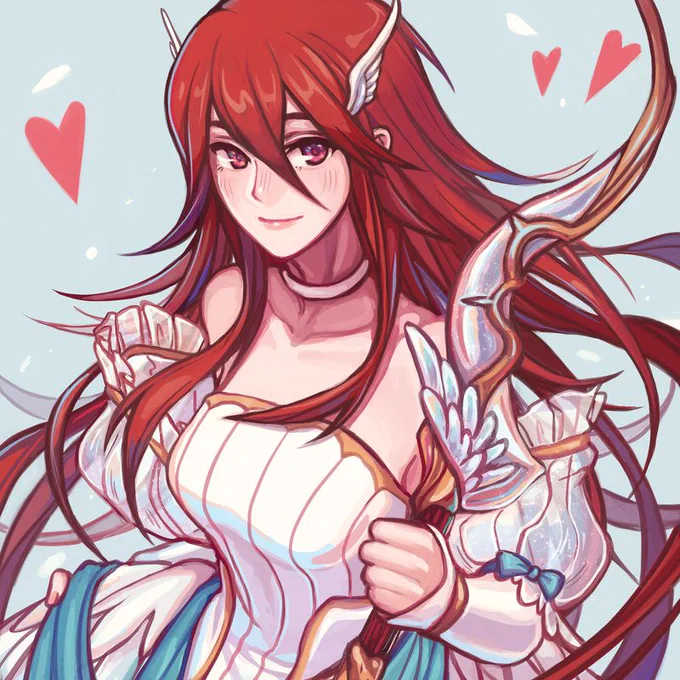 For fun the cordie I drew in 2018...  I never got to build my quadelia in FEH before I gave up on the game but I'm glad the game is doing well...!! :D Still enjoying the art a lot. 