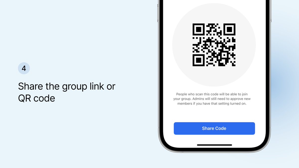 Want to let people join your crew easily? Create links or QR codes for ...