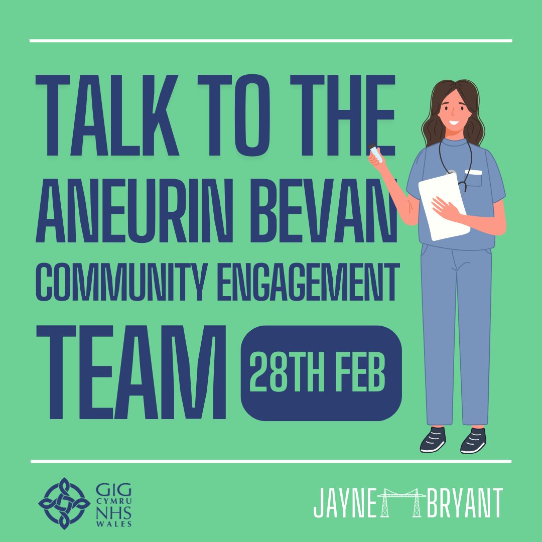 Would you know where to go if you needed medical attention?

28th Feb <a href="/AneurinBevanUHB/">Aneurin Bevan University Health Board</a> Community Engagement Team will be in Caerleon Town Hall, 10am - 12pm.

They will be there to talk and help understand the changes to healthcare services.

abuhb.nhs.wales/about-us/publi…