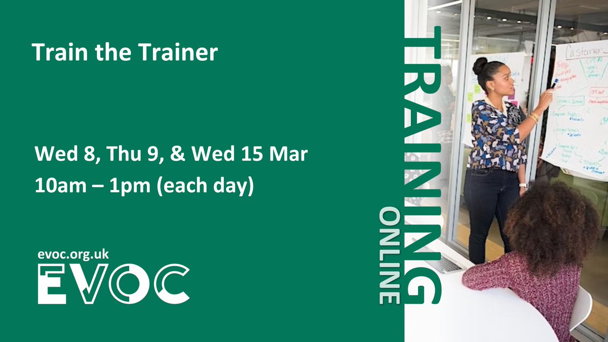evoc_edinburgh's tweet photo. 📢#EVOC #Training📢

🧑‍💼Train the Trainer

We loving hearing your feedback on our courses, like this:

“Great course which gave me lots of ideas that I can put straight into practice in developing my own training programme.”

Find out more &amp; register: https://t.co/mkkYrNFkqD https://t.co/YfNEvfUYDP
