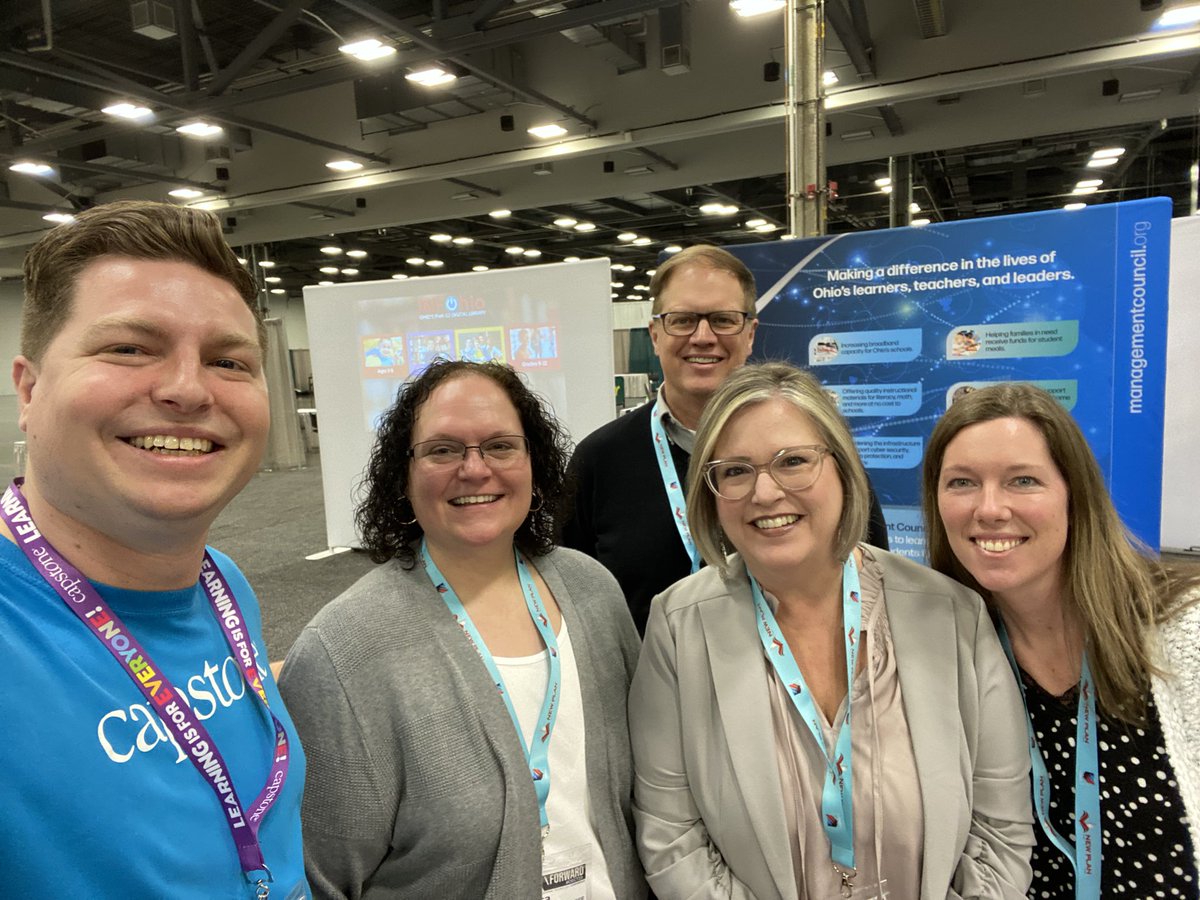 Great meeting the <a href="/infohio/">INFOhio</a> crew at <a href="/OhioEdTech/">OETC (Ohio Educational Technology Conference)</a> <a href="/MrsSarahMowery/">Sarah Mowery</a> <a href="/CapstonePub/">Capstone 📚</a>
