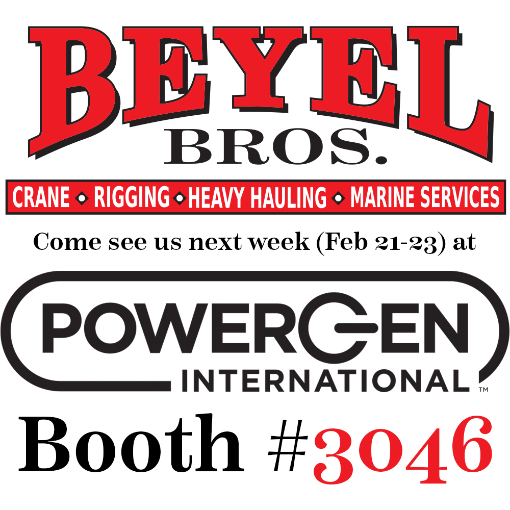 BeyelCrane's tweet photo. We'd love to see you next week (Feb 21-23) at #PowerGen International in Orlando. We'll be at booth #3046! https://t.co/lFHMkqPmqx