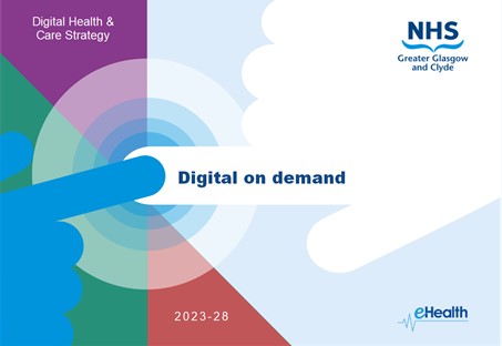 NHSGGCeHealth's tweet photo. Our new digital strategy, Digital on Demand has been launched!  Find out more https://t.co/oFvmVawsAE  #NHSGGCdigitalondemand https://t.co/nIedt0HADT