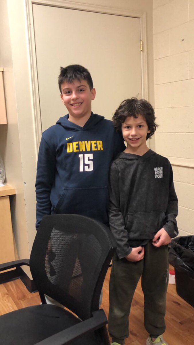 A great Canadian story.... They were playing road hockey last night and Captain Matt Maggio from the <a href="/SpitsHockey/">Windsor Spitfires</a> walked by and joined them! A memory of a lifetime! And they learned some new dangles! Go Spits!!!!