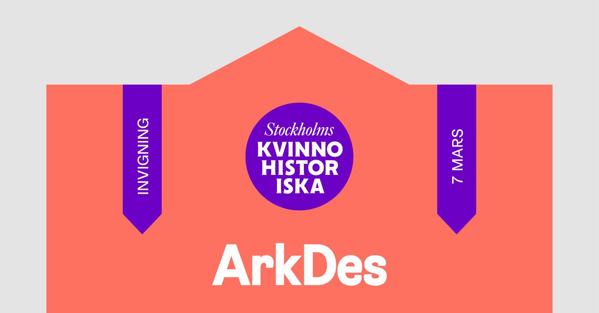 Stockholms Kvinnohistoriska gästar Boxen på @ArkDesC under en månad – välkommen in! Inflyttningsfest den 7 mars.🎈 Läs mer: kvinnohistoriska.se/kvinnohistoris…