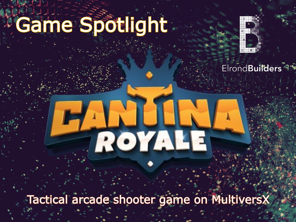 1/
<a href="/CantinaRoyale/">Cantina Royale</a> is a cross-platform, tactical arcade shooter game built on <a href="/MultiversX/">Multiversᕽ</a> and powered by <a href="/Verko_Platform/">Verko.io</a> 

It has both #free2play and #Play2Earn mechanisms, allowing Gamers to enjoy it without the high initial costs of buying an #NFT

Played it, love it?❤️&amp;🔄

🧵👇