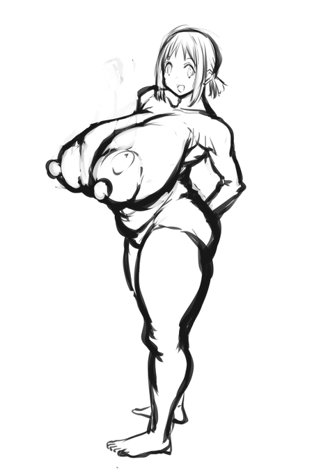 ラフの勢い失いたくないからもうラフから着色して塗りながら線を整えていく感じにした
線画で悩む時間がほぼ無くなったけどペン先の減りの早さがやばい 