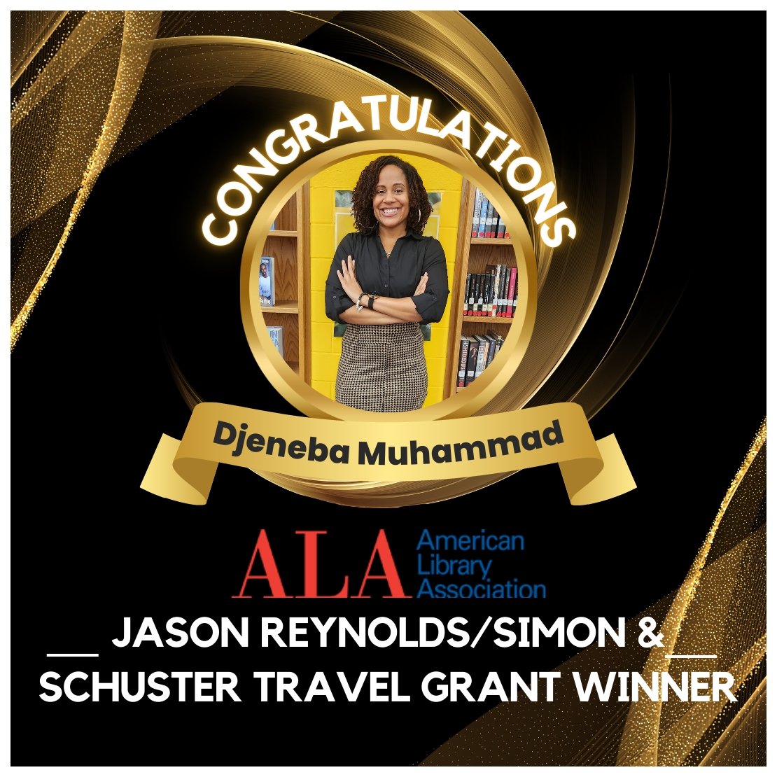 I'm so frigging excited!!! 🤗 I'll be able to attend the ALA conference in Chicago and be acknowledged at the Coretta Scott King Book Awards Round Table Breakfast. I hope I get to meet Jason Reynolds too.