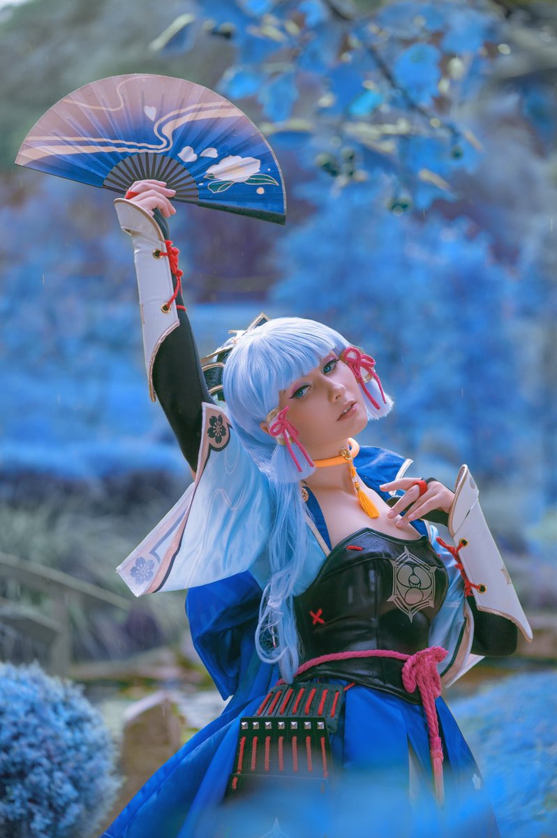 CosplayMoin's tweet image. Сьогодні мій день народження і буду дуже вдячна репостам моїх робіт ✨  
 
Усі фото від любої @TreeMasala 💕 
#GenshinImpact #ayaka #RaidenEi #kokomi #ganyu