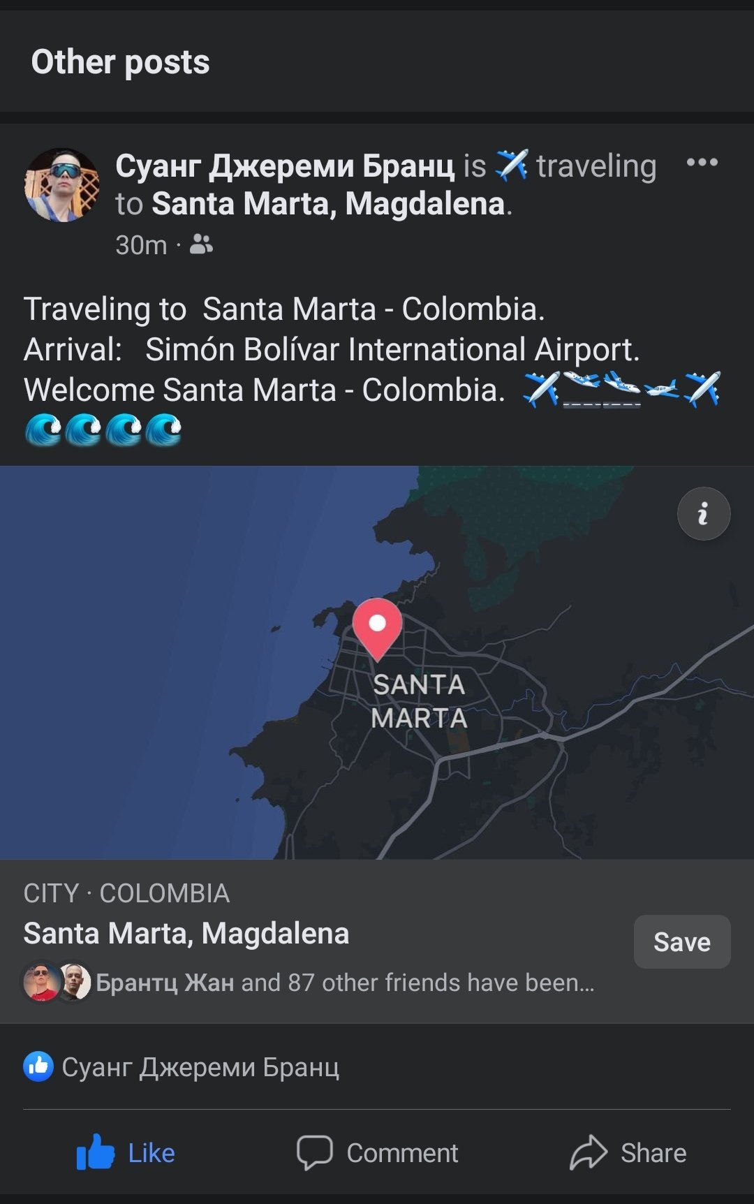 RT - Good vibes! Traveling!  Welcome!  Santa marta colombia. ?
https://t.co/F8sZ7c4N0t…  @Cam4_GayES