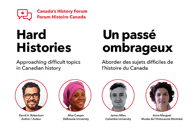 CanadasHistory's tweet photo. Join us Thursday, March 2, 2023, for our live Zoom presentation "#HardHistories: Approaching difficult topics in Canadian history." The event is FREE, but you must register to receive the link: https://t.co/mqkHiDL41h #cdnhist #eduhist https://t.co/GJJRxNo0Jj