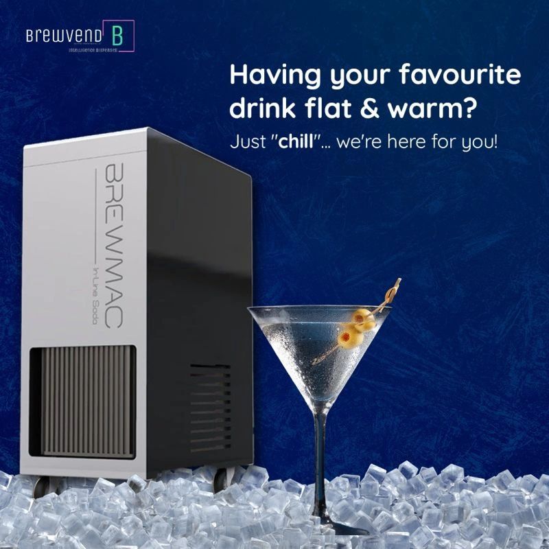brewvend_me's tweet photo. If the thought of warm beverages is enough to ruin your mood, we've got you covered! Discover Brewmac Inline Soda & Chiller, compliment to #Brewmac AI Bartender
#brewvend #ai #robots #yanu #hospitality #technology #bartending #bar #beverages #robobar #robotculture #chiller #soda https://t.co/JLZhCOP6mI