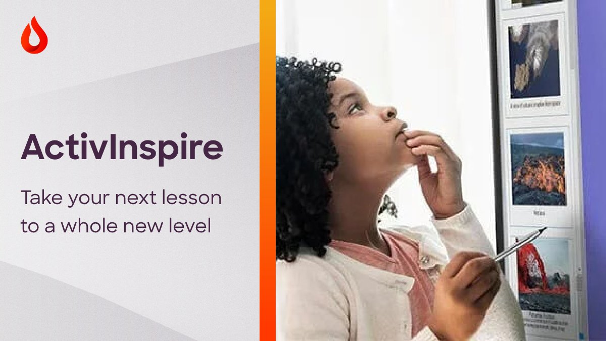 Promethean's tweet image. One way to increase #studentengagement is by adding gamification to your teaching toolkit. Amp up your next lesson #ActivInspire&apos;s spinner tool, timer, spotlight feature, and much more: bit.ly/3woxeiH