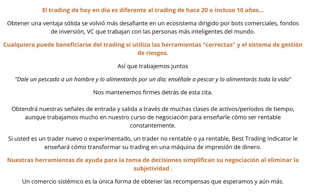 IndicatorEs's tweet photo. The Best Trading Indicator es un sistema de #trading con alertas desarrollado por dos traders con más de 20 años de experiencia.

- Basado en #TradingView

- Compatible con #crypto #stocks #forex #futures y para todo tipo de traders (scalpers, intraday y swing) https://t.co/RXhmXPOE8X