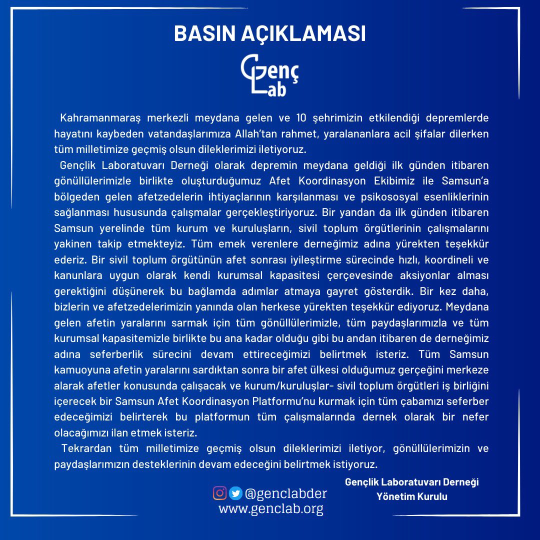 BASIN AÇIKLAMASI ‼️