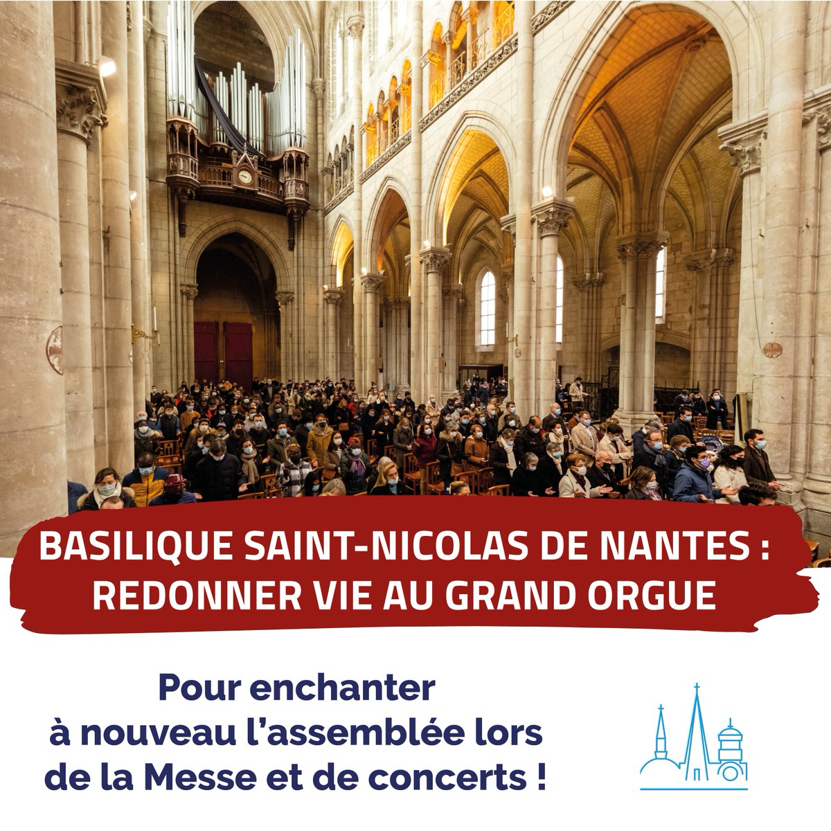 Basilique Saint-Nicolas de Nantes : Redonner vie au Grand Orgue ! 🎼

🔥 Déjà 69% de l'objectif et 17 490 € collectés ! 

Donnez un souffle nouveau à la Basilique Saint-Nicolas de Nantes en participant à la rénovation du Grand Orgue ! 

credofunding.fr/fr/restauratio…

#orgue