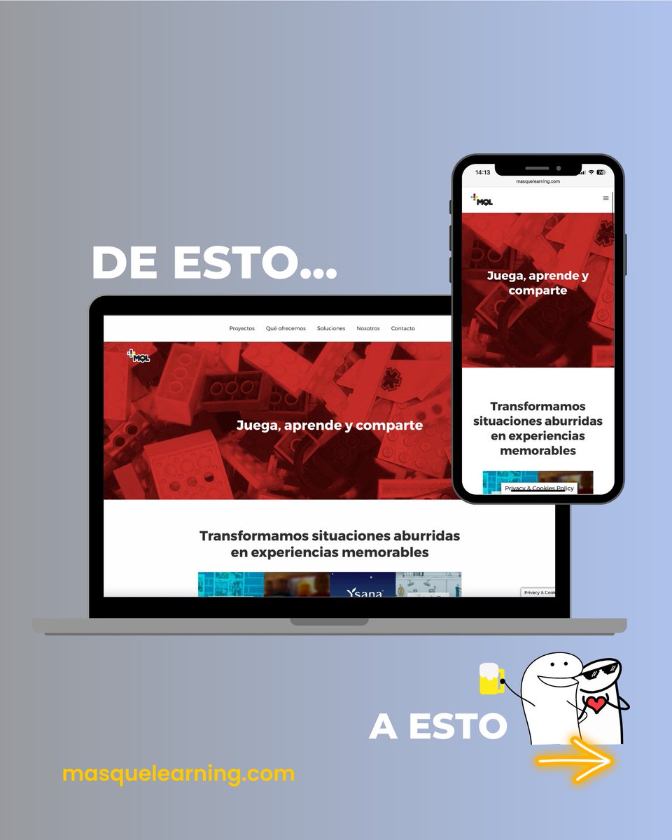 MasQueLearning's tweet photo. ¡Pero qué ven mis ojos! ¡Dime que lo estás viendo! Tengo flechazo, y tengo que contártelo 💘
La casita digital que ha dado cobijo a MQL durante años 🏡 ha madurado y evolucionado como Pokémon 😏
No podemos estar más FELICES 🔥🔥🔥 Nuevo hogar, nueva vibra, nuevos retos 🔥🔥🔥 https://t.co/LvKzC7PKr4