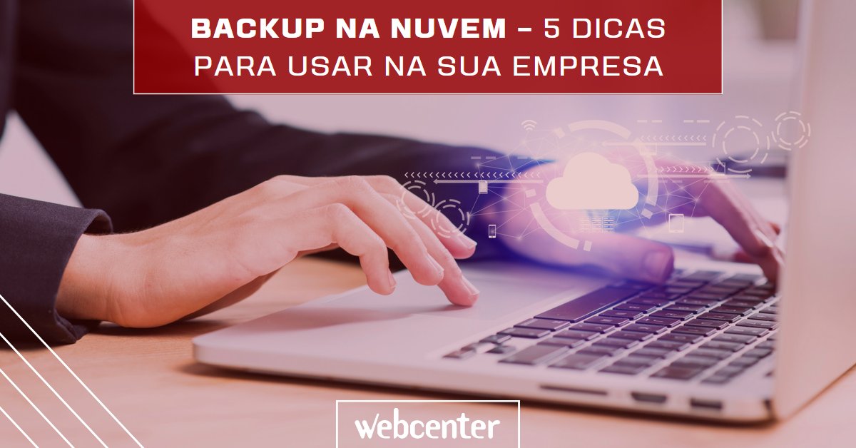 WebcenterSAC's tweet image. ▪️Backup na Nuvem – 5 dicas para usar na sua empresa

Continue Lendo 👉 bit.ly/3lFnVsc 👈
.
.
#webcenter #smartbackup #cloudcomputing #backupnanuvem #segurançadedados #onlinebackup #webdrive