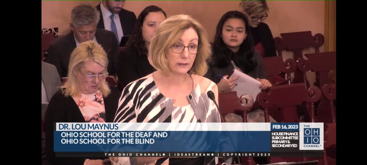 Today I testified before the House Subcommittee on Primary and Secondary Education on our requests for the upcoming biennium budget.