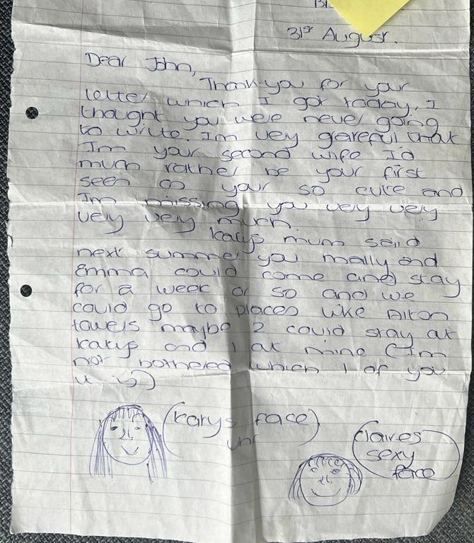 Artjohncharles's tweet photo. Approx 30 years old this pen pal letter…I’m probably the only lad from Liverpool who supports @Rovers I was 9 when I met Katy and Clare from Oswaldtwistle in Benidorm. I changed to Blackburn because of them 😂 Let’s see if the power of social media can connect us all again 🌹 https://t.co/g7eghKZSsa