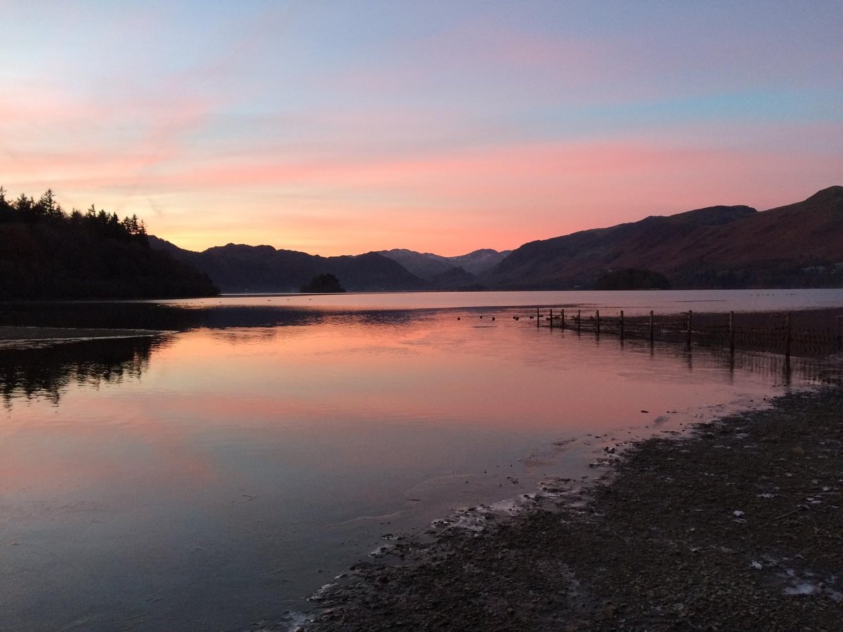 Red sky at night. cosynookcottage.co.uk #holiday #holidaycottage #lakedistrict #cumbria #ullswater
