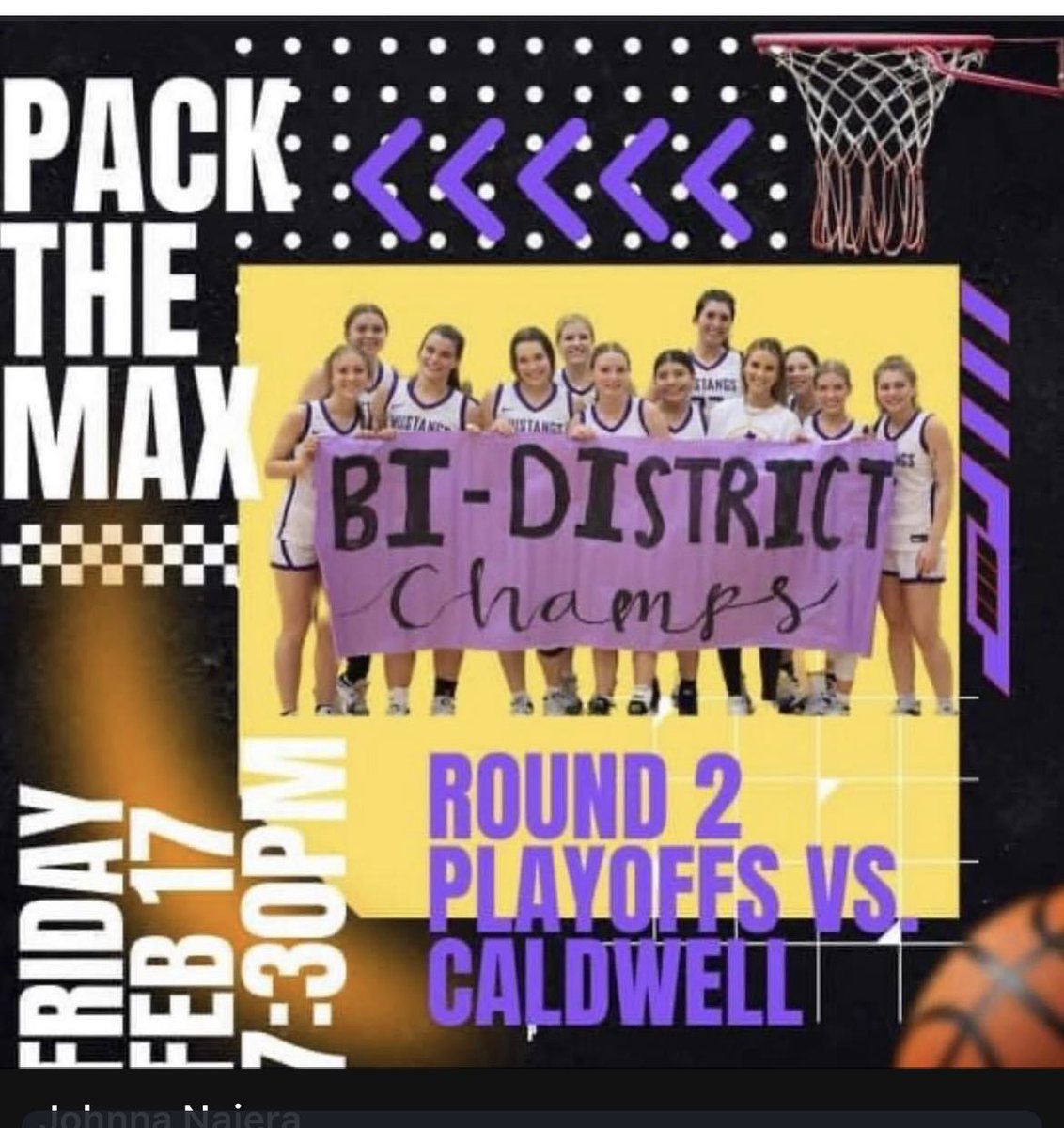 MFBoosterClub's tweet photo. TOMORROW ➡️ 7:30PM —- LET’S GET LOUD MARBLE FALLS💜💛‼️
#mustangnation #mustangpride https://t.co/WXWcoutM7q