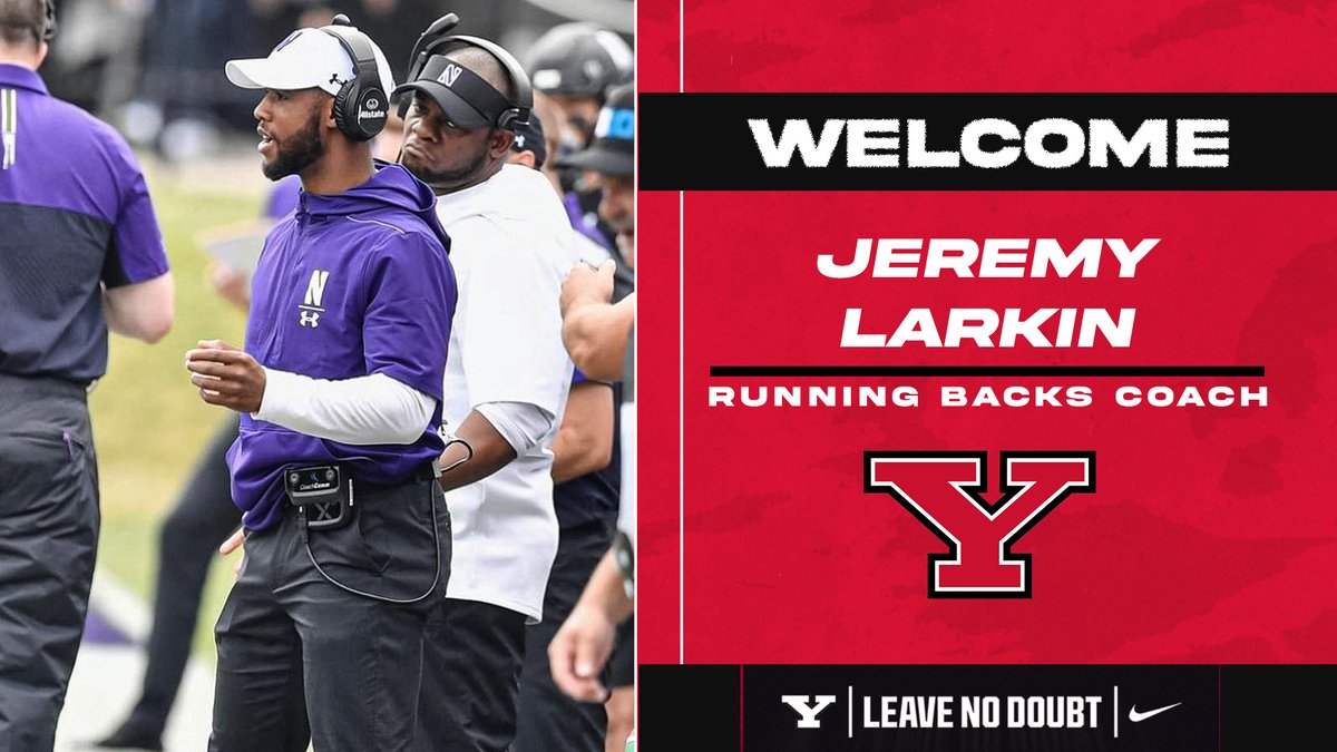 Welcome to Youngstown 
<a href="/CoachLark_28/">JEREMY LARKIN</a>  ‼‼🐧🏈

We are thrilled that Jeremy Larkin has joined our coaching staff as Running Backs Coach! 

#GoGuins // #LeaveNoDoubt