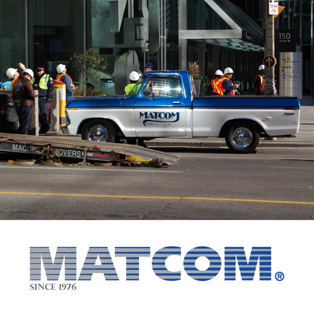 It's Throwback Thursday! Check out the contrast between our old and new logos. We love to see it! This photo is from a job that was completed over 10 years ago in Toronto.

#throwbackthursday #industrialproblemsolvers #machinerymovers #machinerymoversgta #heavyequipment