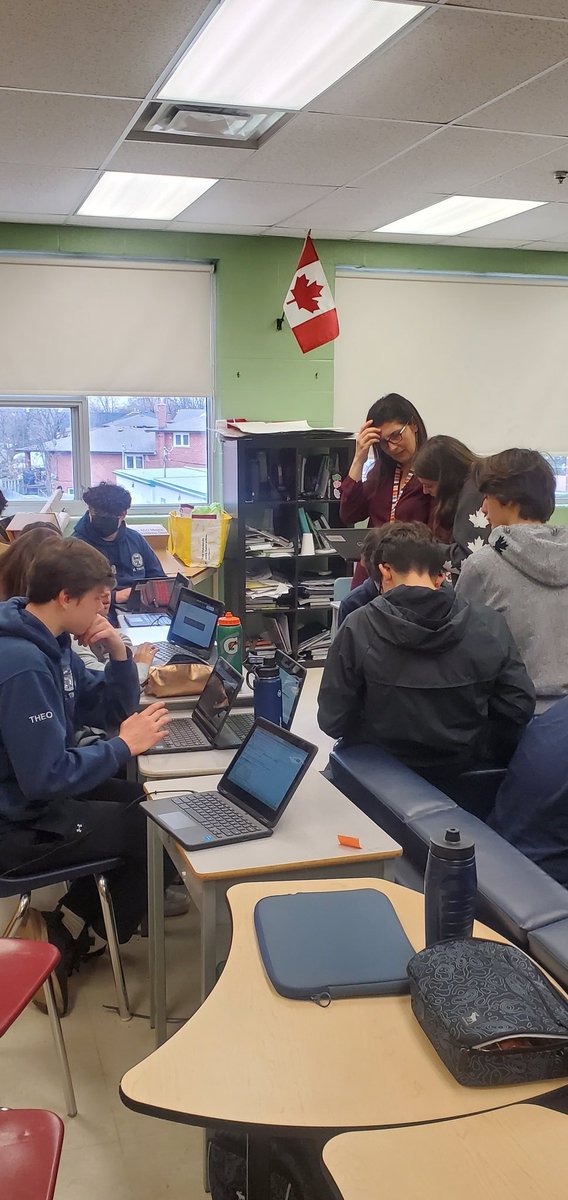 Dzikowski8's tweet photo. Very engaged making budgets with @vickiemorgado1. Were you under or over budget? @StTimothyDPCDSB https://t.co/Q0lQWusvns
