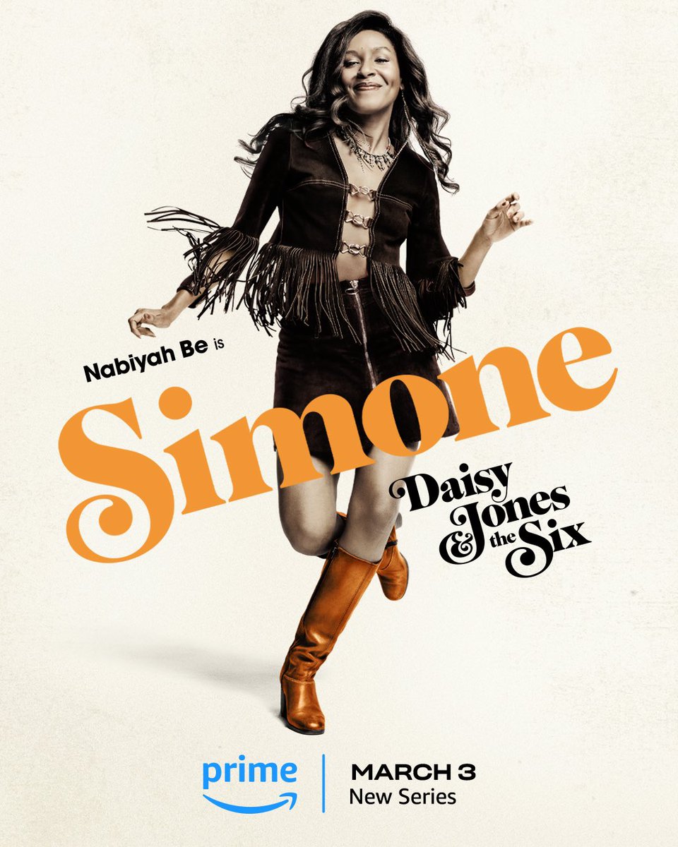 nabiyahbe's tweet photo. Who wants to boogie? Who wants to get down? Simone: the original pioneer. #discomusic #simonejackson @daisyjonesand6 03.03 on @primevideo https://t.co/M8CB17rG1F