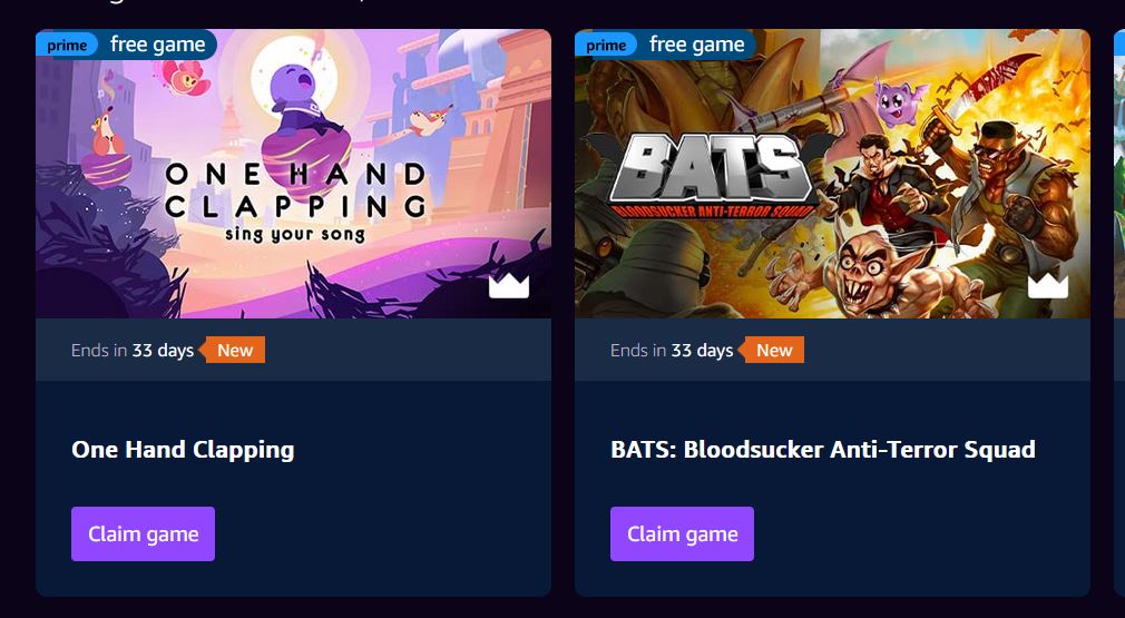 Cheap Ass Gamer on X: (PCDD) Free Games For  Prime Members