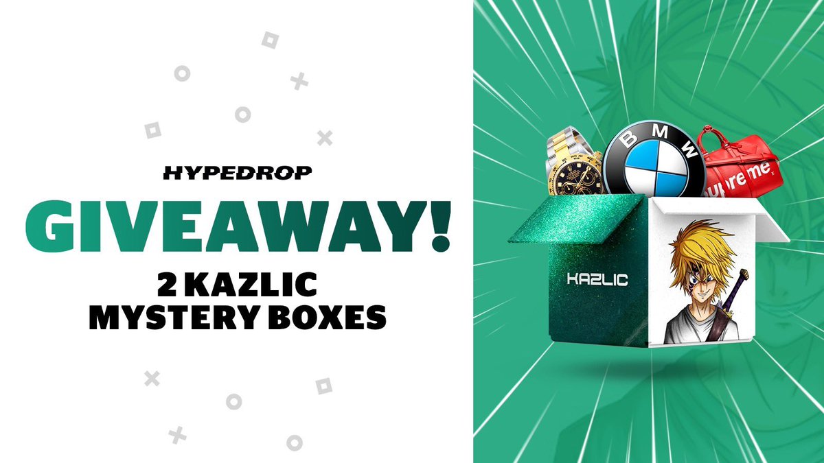 🚨 HYPEDROP GIVEAWAY 🚨

I'm giving away 2 $1,413 Kazlic V2 Mystery Boxes with <a href="/HypeDrop/">HypeDrop</a>! To enter:

✅ Follow me
✅ Follow <a href="/HypeDrop/">HypeDrop</a>
✅ Like this tweet
✅ Retweet this tweet
✅ Watch the video: youtu.be/9w6NSzi4PPo

<a href="/HypeDrop/">HypeDrop</a> will roll the winners at 12pm CET tomorrow! GL!