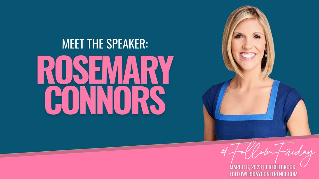 FFridayConf's tweet photo. Rosemary Connors, Emmy-award-winning anchor and reporter for NBC10 News will be the keynote speaker at the #FollowFriday Conference on March 8.

Click here for more info: https://t.co/DvTnLTpeeR

#womensupportingwomen

@RosemaryConnors
@nbcphiladelphia
@Telemundo62 https://t.co/B3JgkTff0r